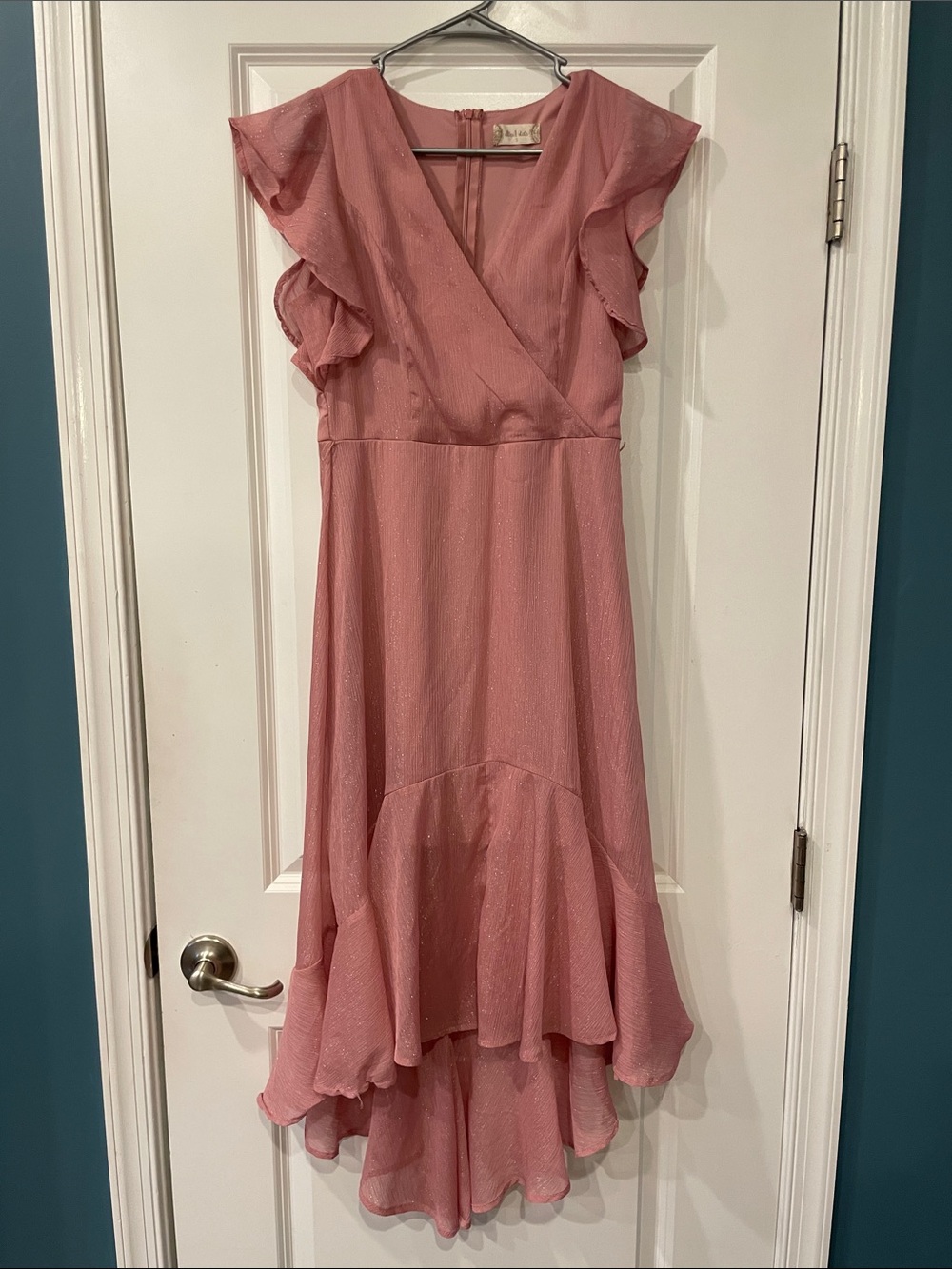 Altar'd State Rose Pink Maxi dress - gorgeous!